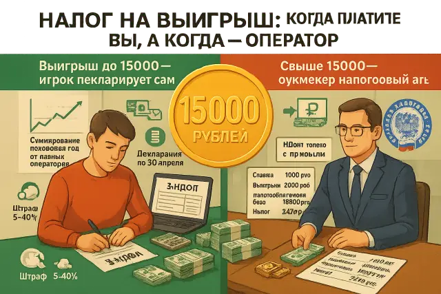 Налог на выигрыш: когда платите вы, а когда - оператор